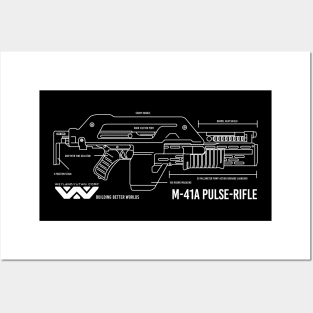 Pulse Rifle (Aliens) Posters and Art